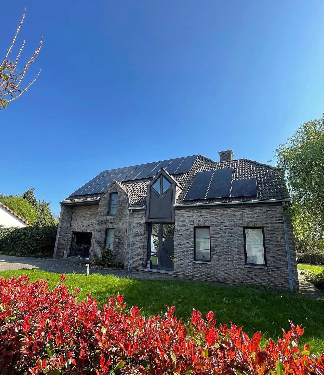 Lucht-water warmtepompinstallatie